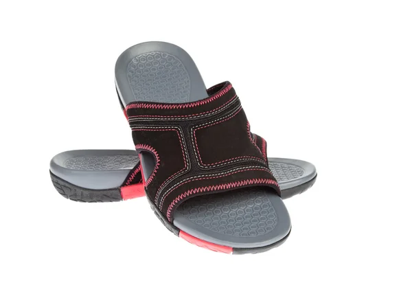 Flip flops eller sandaler isolera på vit — Stockfoto