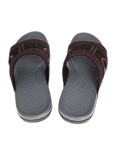 Flip flops eller sandaler isolera på vit — Stockfoto