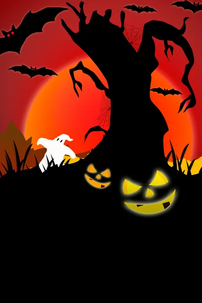stock image Halloween night background