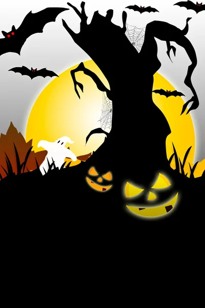 stock image Halloween night background