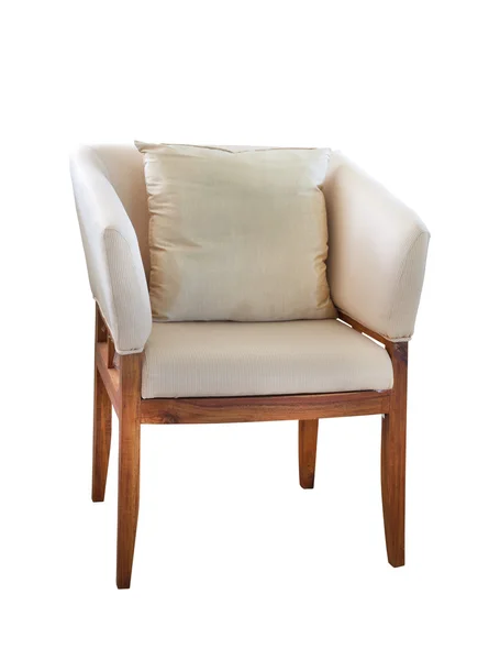 Cadeira antiga isolada no fundo branco — Fotografia de Stock