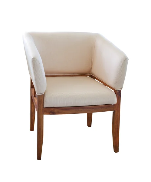 Антикварный стул на белом фоне — стоковое фото