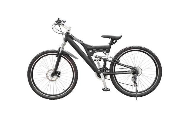 Горный велосипед изолирован на белом фоне — стоковое фото