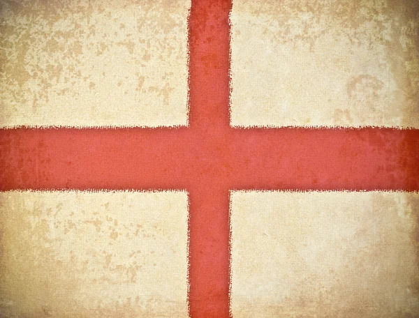 Old grunge paper with england flag background — Stock Photo, Image