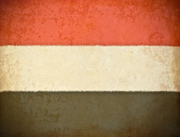 Old grunge paper with Yemen flag background — Stock Photo, Image