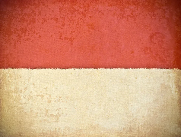 Starý grunge papír s indonéskou vlajkou pozadí — Stock fotografie