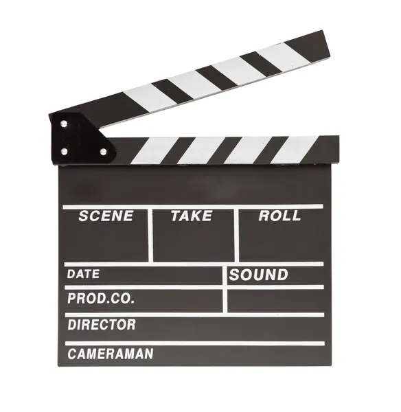 Film clapper board with space — Stock Photo, Image