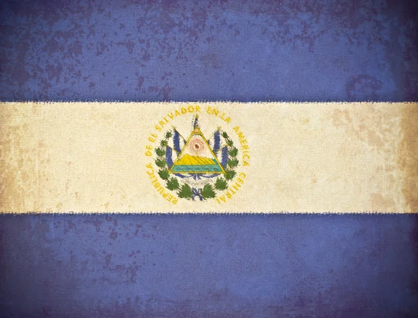 ニカラグアの旗の背景を持つ古いグランジ紙 — ストック写真