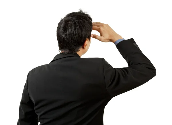 Back of businessman looking — Stock Photo, Image