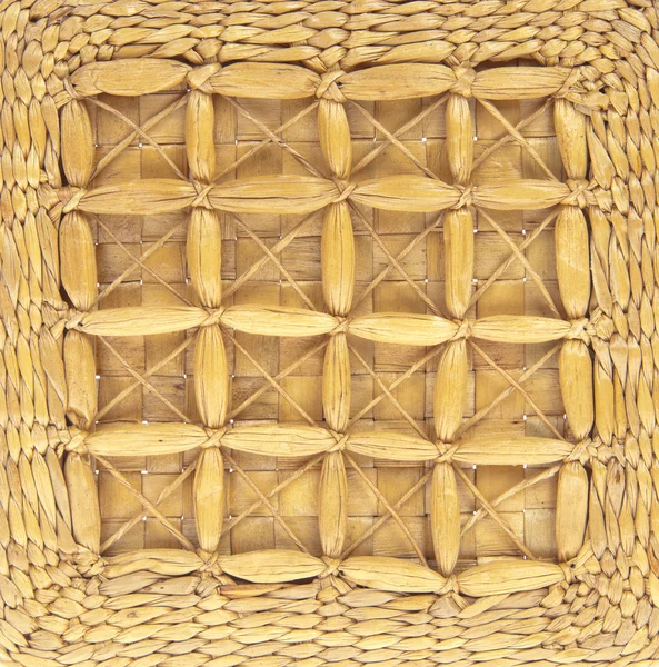 Плетеная корзина фон — стоковое фото