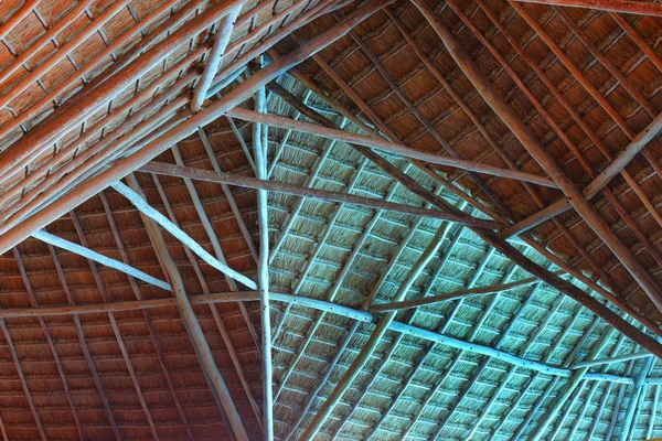 Структура соломенной крыши — стоковое фото
