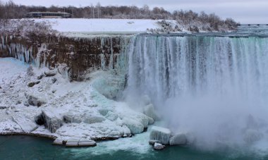 Kışın Niagara Şelalesi