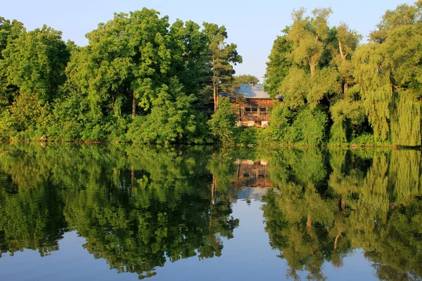 スウェーデンの湖の風景 ストック写真 C Peter77