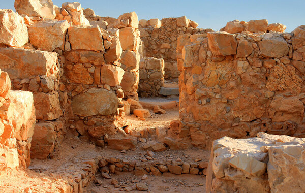 Ancient city Masada in Israel