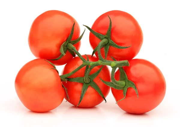 stock image Red tomatoes isolated on white background