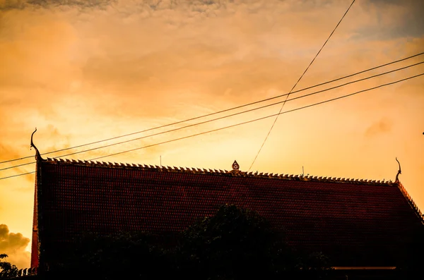 Stock image Thai temple and sky