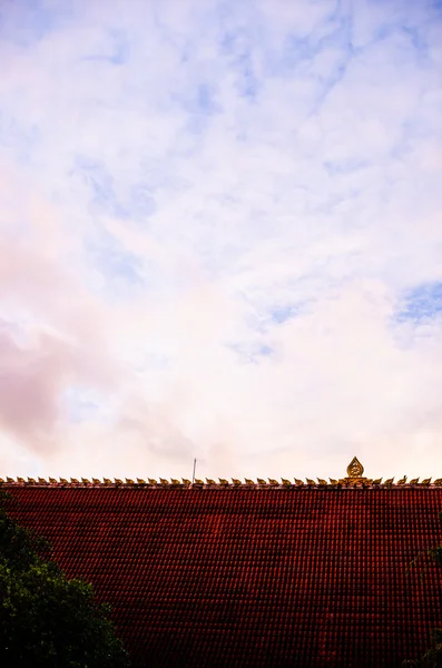 Stock image Thai temple and sky