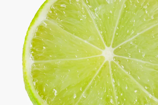 Крупним планом лимон ізольований — стокове фото