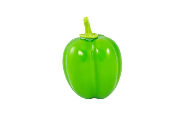 Πράσινο capsicum annuum ή γλυκό πιπέρι ή πιπέρι κουδουνιών ή capcicum — Φωτογραφία Αρχείου