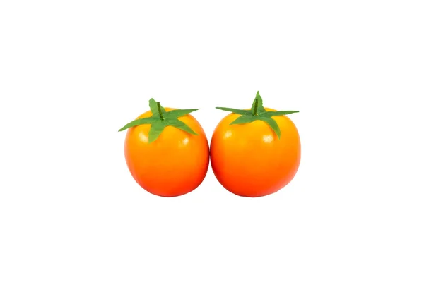 Plastic tomato isolated — Stock Photo, Image