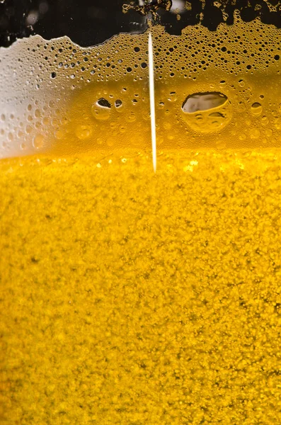 Birra in macro — Foto Stock