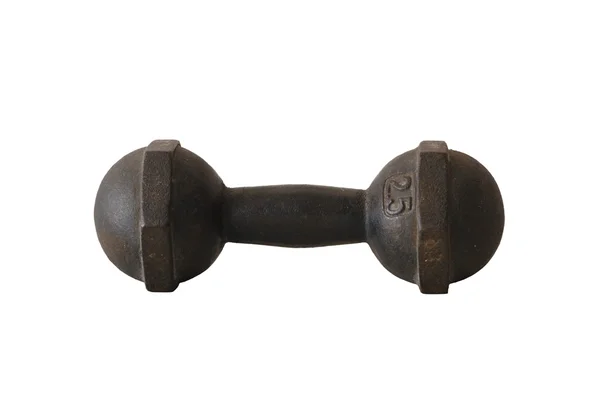 stock image Old dumbell isolated