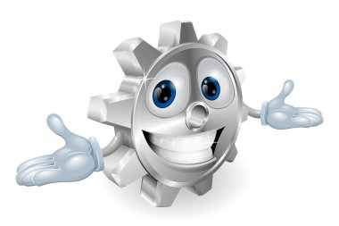 Cog cartoon character clipart