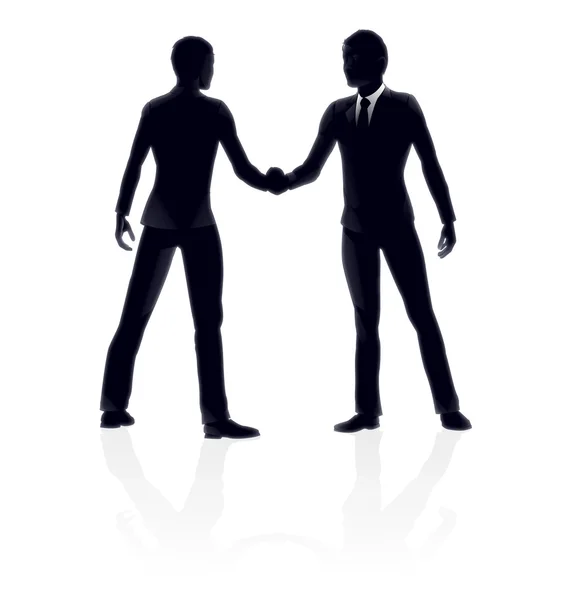Biznes Handshake ilustracja — Wektor stockowy