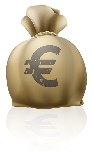 Euro-Sack — Stockvektor