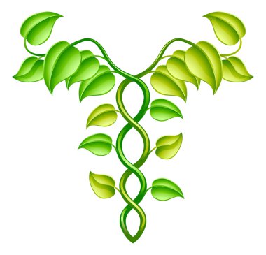 Natural or alternative medicine concept clipart