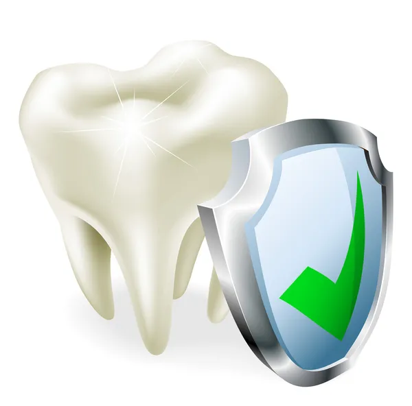 Concept de protection des dents — Image vectorielle