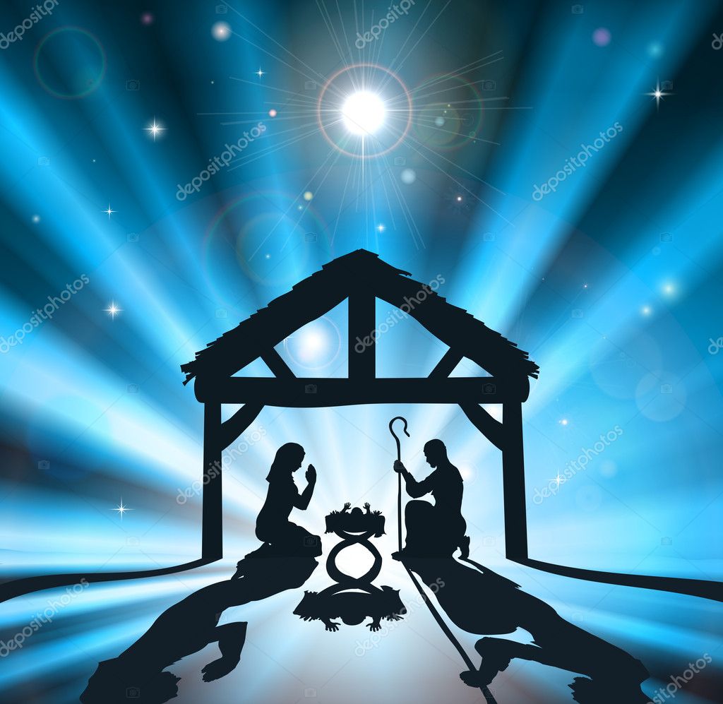 The Christmas Nativity — Stock Vector © Krisdog #8778522