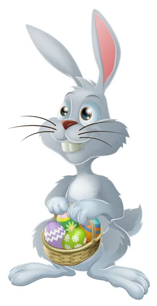 Easter bunny tavşan — Stok Vektör