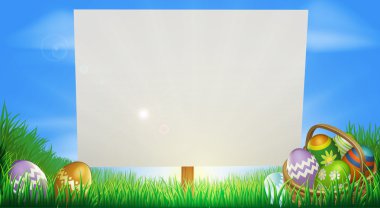 Easter background clipart