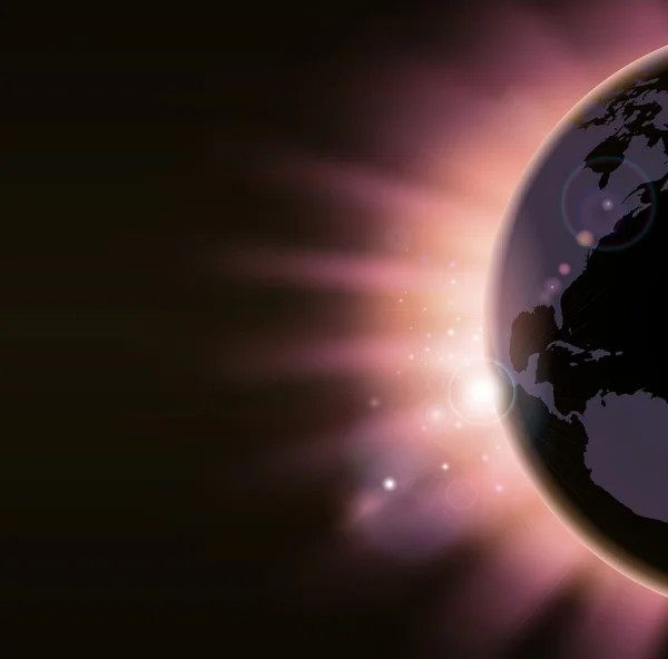日の出の概念の背景 — ストックベクタ
