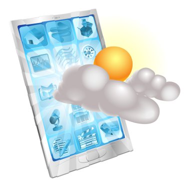 Hava cep telefonu uygulama kavramı