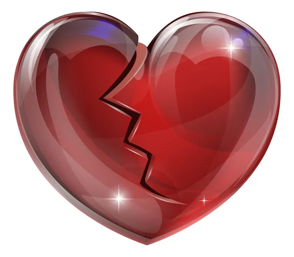 Σπασμένη καρδιά — Διανυσματικό Αρχείο