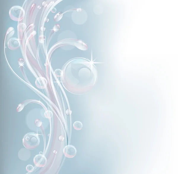 Pastell ton vatten bakgrundsdesign — Stock vektor