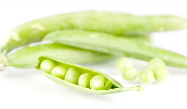 stock image Pods of green peas