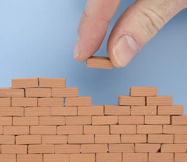Another brick on the wall — Stock Photo, Image