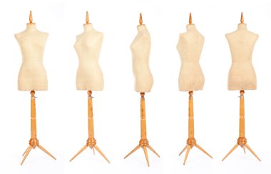 Tailor mannequins clipart