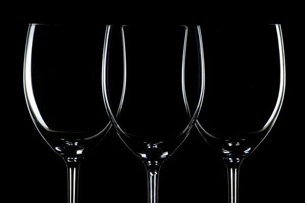 ワインとシャンパンのグラス — ストック写真