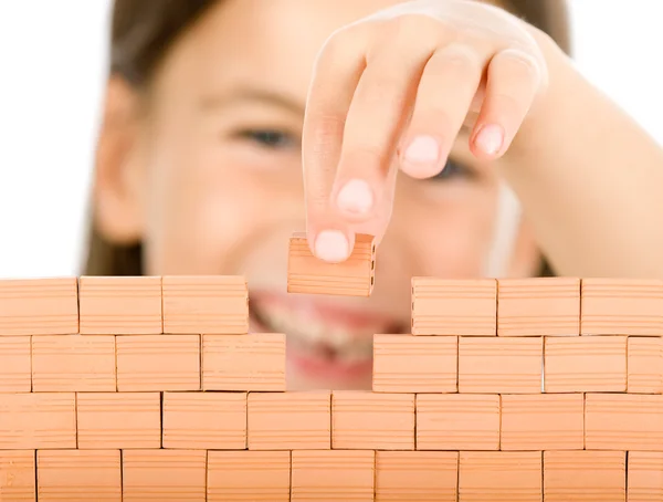 Building a wall — Stock Photo, Image