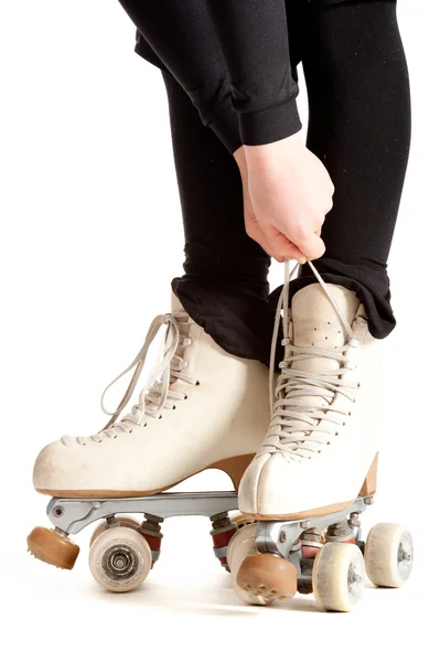 Chica con patines —  Fotos de Stock