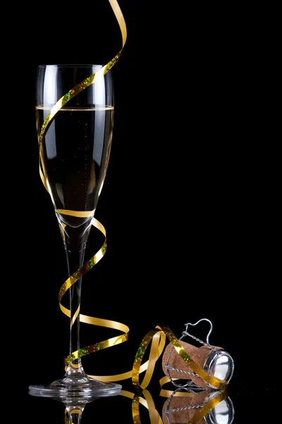 Шампанське флейти — стокове фото