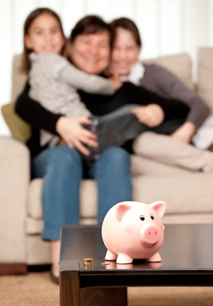家族の貯蓄 — ストック写真