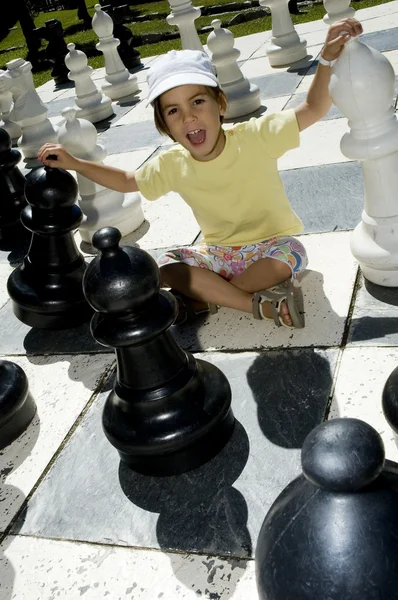 Lifesize σκάκι — Φωτογραφία Αρχείου