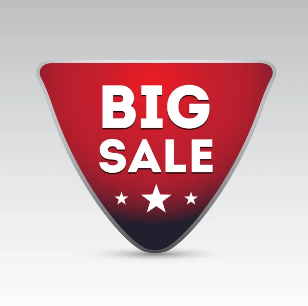 Big sale button — Stock Vector
