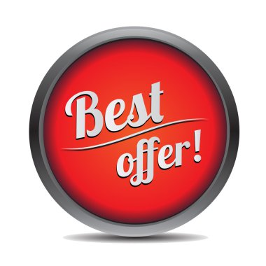 Best offer button clipart