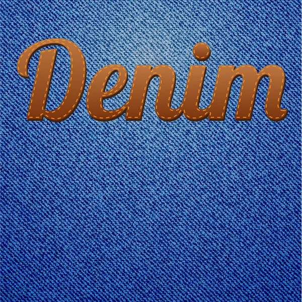 Denim Jeans — Stok Vektör